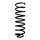 Fahrwerksfeder-Set hinten Schraubenfeder 394mm SPIDAN für LANCIA LYBRA SW