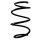 Fahrwerksfeder-Set vorne Schraubenfeder 310mm SPIDAN für MERCEDES GLA X156