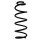 Fahrwerksfeder-Set hinten Schraubenfeder 373mm SPIDAN für MAZDA 3 Stufenheck