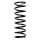Suspension spring set rear coil spring 351mm SPIDAN for JAGUAR XJ X350