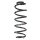 Fahrwerksfeder-Set hinten Schraubenfeder 321mm SPIDAN für VW GOLF VI