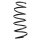 Suspension spring set front coil spring 353mm SPIDAN for LANCIA YPSILON 312