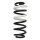 Fahrwerksfeder-Set hinten Schraubenfeder 294mm SPIDAN für FORD ECOSPORT 1.5