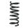Fahrwerksfeder-Set hinten Schraubenfeder 312mm SPIDAN für CHEVROLET CAPTIVA C100