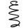 Suspension spring set front coil spring 352mm SPIDAN for PEUGEOT 2008 II