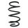 Fahrwerksfeder-Set vorne Schraubenfeder 288mm SPIDAN für OPEL CORSA E