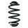 Fahrwerksfeder-Set hinten Schraubenfeder 312mm SPIDAN für OPEL ZAFIRA TOURER