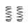 Fahrwerksfeder-Set hinten Schraubenfeder 310mm SPIDAN für ix55 3.0