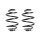 Suspension spring set Replacement Fit SPIDAN for OPEL ASTRA F