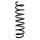 Suspension spring set rear coil spring 410mm SPIDAN for BMW 7 F01