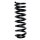 Fahrwerksfeder-Set hinten Schraubenfeder 376mm SPIDAN für MERCEDES M-KLASSE W164