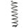 Fahrwerksfeder-Set hinten Schraubenfeder 392mm SPIDAN für AUDI A4 B5