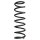Suspension spring set rear coil spring 362mm SPIDAN for BMW 5 E60