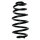 Fahrwerksfeder-Set hinten Schraubenfeder 290mm SPIDAN für AUDI A4 B7