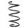 Suspension spring set front coil spring 309mm SPIDAN for BMW 5 Touring