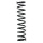 Suspension spring set rear coil spring 397mm SPIDAN for ROVER 400 II