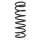 Fahrwerksfeder-Set hinten Schraubenfeder 374mm SPIDAN für FORD MONDEO III