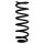 Suspension spring set front coil spring 353mm SPIDAN for MERCEDES C KLASSE W205