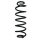 Fahrwerksfeder-Set hinten Schraubenfeder 366mm SPIDAN für VW GOLF V