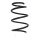 Suspension spring set front coil spring 308mm with sleeve SPIDAN for KONA OS