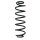 Fahrwerksfeder-Set hinten Schraubenfeder 362mm SPIDAN für OPEL CROSSLAND X