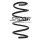 Fahrwerksfeder-Set vorne Schraubenfeder 274mm SPIDAN für SEAT LEON ST