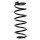 Fahrwerksfeder-Set hinten Schraubenfeder 364mm SPIDAN für MAZDA 6 Station