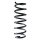 Fahrwerksfeder-Set hinten Schraubenfeder 361mm SPIDAN für BMW X3 (F25)