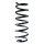 Suspension spring set rear coil spring 361mm SPIDAN for BMW X3 F25