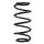 Fahrwerksfeder-Set vorne Schraubenfeder 316mm SPIDAN für OPEL VECTRA B