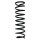 Suspension spring set rear coil spring 359mm SPIDAN for LANCER VII