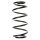 Suspension spring set front coil spring 314mm SPIDAN for OPEL ASTRA F