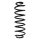 Suspension spring set rear coil spring 361mm SPIDAN for FORD ECOSPORT 1.0