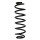 Suspension spring set rear coil spring 352mm SPIDAN for VW T ROC A11