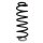 Fahrwerksfeder-Set hinten Schraubenfeder 345mm SPIDAN für PEUGEOT 3008 I