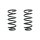 Suspension spring set rear coil spring 241mm SPIDAN for MINI MINI CLUBMAN