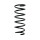 Suspension spring set rear coil spring 318mm SPIDAN for i30 FD