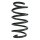 Suspension spring set front coil spring 269mm SPIDAN for OPEL MERIVA A