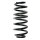 Fahrwerksfeder-Set hinten Schraubenfeder 242mm SPIDAN für SMART FORTWO Coupe
