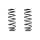 Suspension spring set rear coil spring 325mm SPIDAN for COLT VI