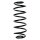 Suspension spring set rear coil spring 325mm SPIDAN for COLT VI