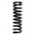 Suspension spring set rear coil spring 324mm SPIDAN for MERCEDES E KLASSE