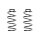 Fahrwerksfeder-Set vorne Schraubenfeder 303mm SPIDAN für AUDI TT (8N3)