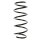 Fahrwerksfeder-Set vorne Schraubenfeder 327mm SPIDAN für OPEL CORSA C
