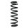 Fahrwerksfeder-Set hinten Schraubenfeder 334mm SPIDAN für SEAT ATECA (KH7)