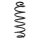 Fahrwerksfeder-Set hinten Schraubenfeder 352mm SPIDAN für AUDI A3 Limousine