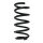 Fahrwerksfeder-Set hinten Schraubenfeder 242mm SPIDAN für MINI MINI CLUBMAN