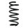 Suspension spring set rear coil spring 242mm SPIDAN for MINI MINI CLUBMAN