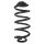 Fahrwerksfeder-Set hinten Schraubenfeder 335mm SPIDAN für BMW X6 (E71)