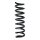 Suspension spring set rear coil spring 318mm SPIDAN for BMW 1 F20